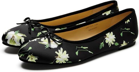 Journey West Women's Satin Flower Ballet Flats - Elegant Slip-On Pointed Toe Wedding Dress Shoes with Leather Lining in Saudi Arabia