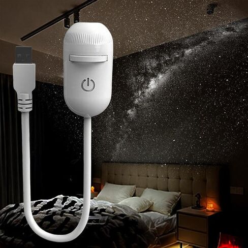 Galaxy Projector, 2-in-1 Starry Sky Projector & Night Light, 360° Adjustable LED Space Galaxy Lamp, Milky Way Mood Lighting, HD Image Star Projectors for Bedroom Hallway Ceiling Decor (12Pcs) in Saudi Arabia