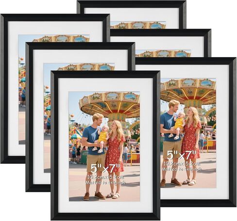 MEBRUDY 8.5 x 11 Picture Frames with Mat, Gold 8.5x11 Document Certificate Diploma Award Photo Frame Set for Wall or Tabletop Display, 6 Pack in Saudi Arabia