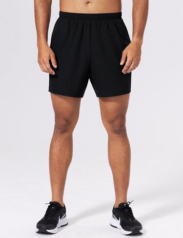 Men's 2 in 1 Running Athletic Shorts 5 Inch Inseam with Liner Quick Dry Gym Workout Shorts for Men with Phone Pockets in Saudi Arabia