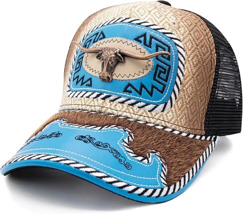 URAMAN Cowboy Hats for Women Trucker Hat Western Cowgirl Hat Cute Pink Baseball Cap for Country Concert Rodeo in Saudi Arabia