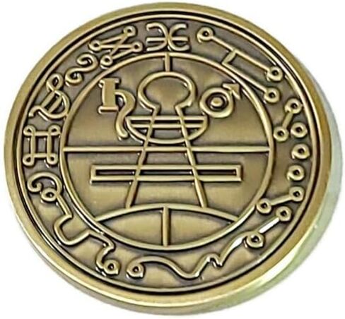 Secret Seal of Solomon – King Solomon Talisman with 72 Names of God – Kabbalah Amulet for Protection and Spiritual Defense – Brass Medallion in Saudi Arabia
