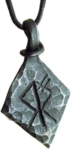 NauticalMart Iron Wolf Rune Pendant Viking Pendant Fantasy Gift Medieval Celtic Jewelry in Kuwait