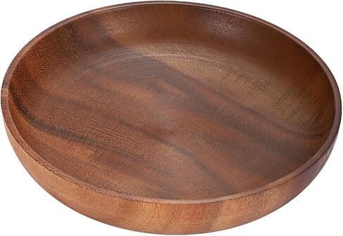 7.1 Inches Acacia Wood Key Bowl for Entryway Table Decorative Trays for Home Decor Unique Decorative Bowls for Key Fruit Candy Snacks in Saudi Arabia