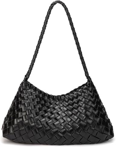 Woven Underarm Shoulder Bag For Women Trendy Small Handbag Ladies Purse Hobo Bag in Kuwait