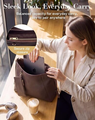 Missnine Hobo Bag for Women PU Leather Purses, Multi-pocket Crossbody Handbags with Zipper,Shoulder Bags Tote Purse in Kuwait