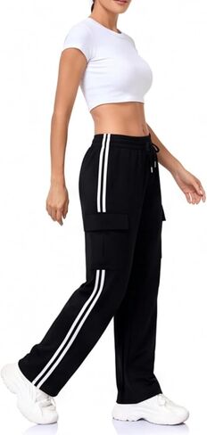 Inno الصيف البضائع السراويل النساء السراويل الترنك الناعمة مستقيم الساق Sweatpants الرياضة الشارع الشهير خفيفة الوزن 28/31/34/36 درزة داخلية in Kuwait