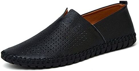 Massimo Dutti Split Leather Loafers in Kuwait