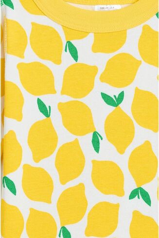 Hanna Andersson, Girls, HannaJams™ Print Long John Pajamas Set (Toddler/Little Kid/Big Kid), Lemon Stand, 2 Years (Toddler) in Saudi Arabia