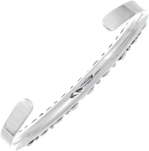 Alltribes Native American Sleeping Beauty Turquoise Row Ladies Silver Bracelet Skinny Sterling Cuff 0328 in Kuwait