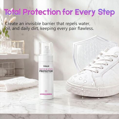 Shoe Cleaning Kit for Sneakers, Water-Free Foam Sneaker Cleaner, Shoe Care Kit, Sneaker Cleaner and Shoe Protector Oil with Brush & Microfiber Towel Included, Effective for All Type Shoes in Saudi Arabia