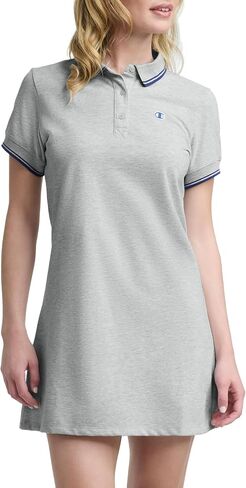 Champion Women's Off the Court Short Sleeve 34.5" Polo Dress, Standard Fit in Kuwait