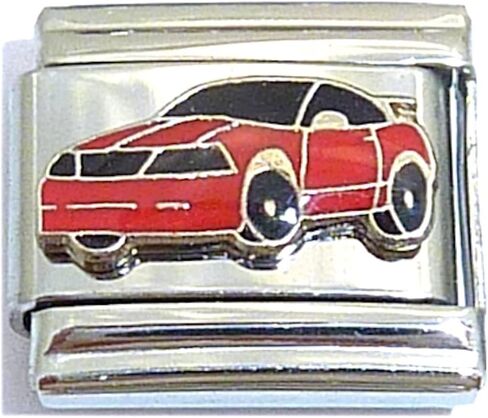 NewCharms Red Car Mustang Italian Charm in Kuwait