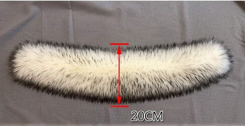 Winter Faux Fur Collar,Warm Scarf Hood Collar Elegant Shawl Collar Wrap in Kuwait