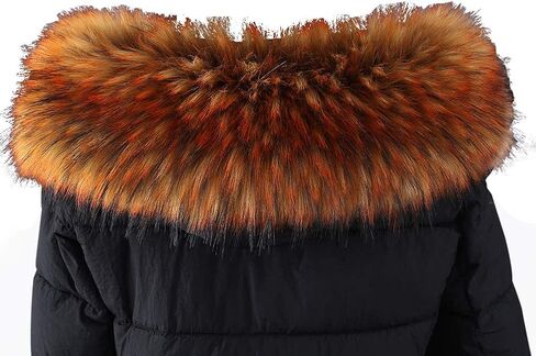 Winter Faux Fur Collar,Warm Scarf Hood Collar Elegant Shawl Collar Wrap in Kuwait