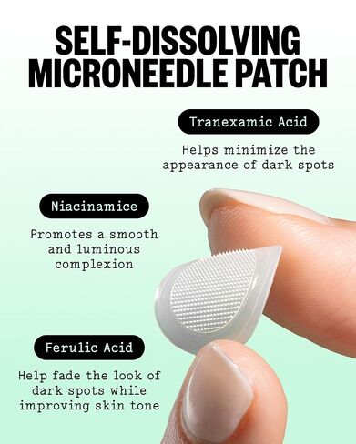 PEACE OUT Microneedling Dots for Dark Spots, Targeted Spot Patches with Dissolving Microneedles, Niacinamide, Hydrocolloid, Skincare for Uneven Tone and Texture (12 Count) in Saudi Arabia