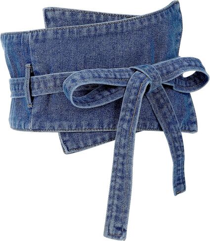 Women's Denim Corset Belts Jean Waist Belt, Steampunk Decorative Corset Waistband for Skirts, Shirts, Ladies Dresses/35854 in Kuwait