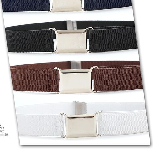 Lazy Waist Belt Children's Elastic Waistband Adjustable Length Waist Ornament Convenient Buckle Jeans Waist in Saudi Arabia