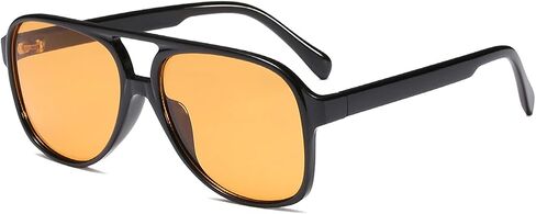 YDAOWKN Retro Aviator Sunglasses for Women Mens Large Frame Classic Vintage 70s Sun Glasses Aviators in Saudi Arabia