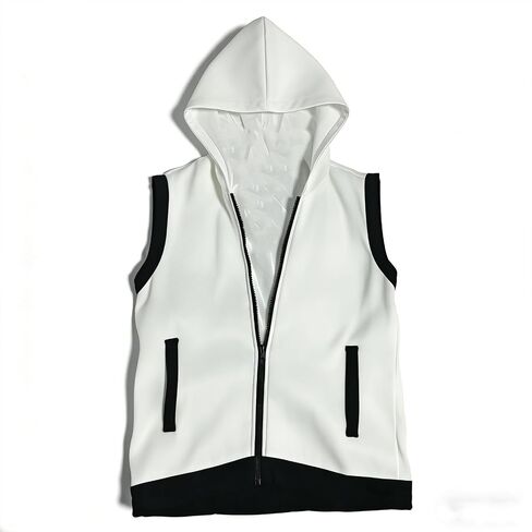 GLITCHCORE LED Fiber Optic Vest, Light Up Luminous Rave Outfit for Men Women, 7-Color Changing Glow Clothing for Club, Party & Halloween in Saudi Arabia