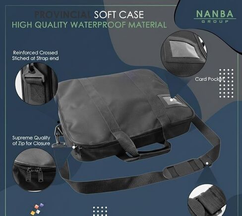 Masonic Apron Carrying Case - Lightweight Soft Black - Cordura Fabric - Masonic Regalia Apron Case (Provincial) in Kuwait