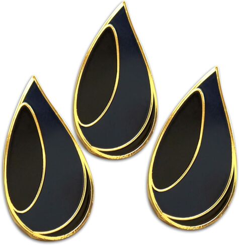 Novel Merk Oil & Hydrocarbon Lapel Pin, Hat Pin & Tie Tack Set - with Clutch Back in Kuwait