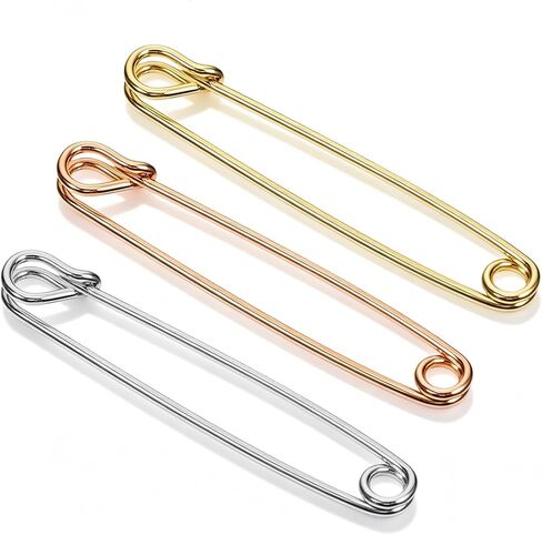 3 Pcs Collar Pins for Men, Men Shirt Collar Bars Clasp Lapel Stick Brooch Collars Pins for Wedding Business Anniversary Wedding Party Meeting, Ties Accessories for Mens, Multicolor in Kuwait