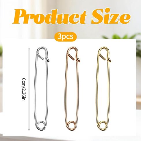3 Pcs Collar Pins for Men, Men Shirt Collar Bars Clasp Lapel Stick Brooch Collars Pins for Wedding Business Anniversary Wedding Party Meeting, Ties Accessories for Mens, Multicolor in Kuwait