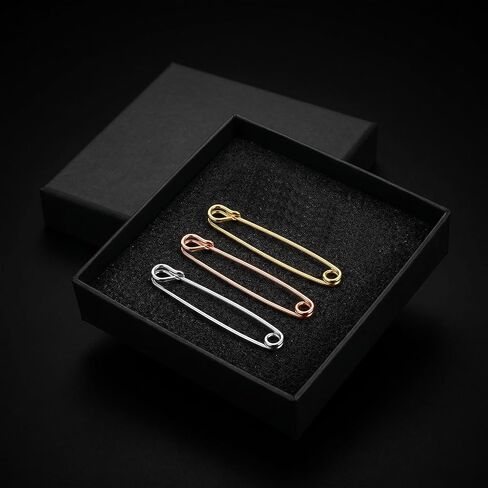3 Pcs Collar Pins for Men, Men Shirt Collar Bars Clasp Lapel Stick Brooch Collars Pins for Wedding Business Anniversary Wedding Party Meeting, Ties Accessories for Mens, Multicolor in Kuwait