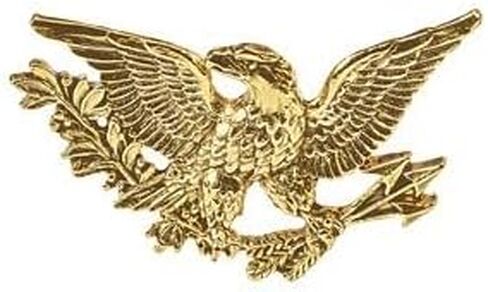 Official White House Historical Association Lincoln Tie Tack – Antiqued Gold-Plated Pewter – American Bald Eagle Design – Commemorative Presidential Accessory – Made in USA in Kuwait