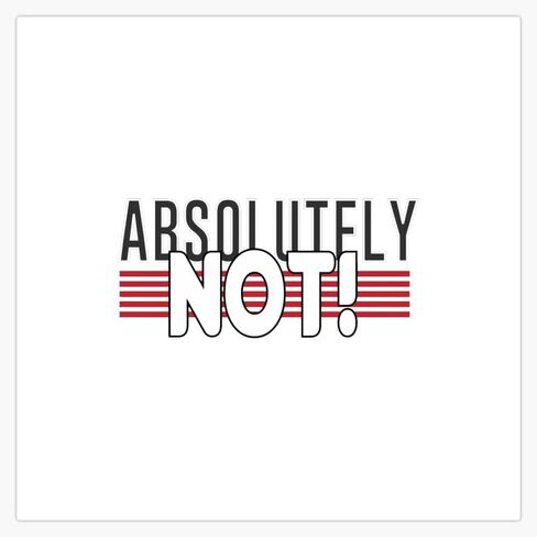 Absolutely Not! Cute But Unstable Round Metal 0.75" Lapel Pin Hat Shirt Tie Tack Pinback in Kuwait