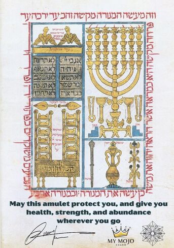 Gold-Filled 18K Torah Scroll Book Pentateuch Opening Pendant, Sefer Torah With Zircons & Magen David/Menorah Gift From Jerusalem in Kuwait