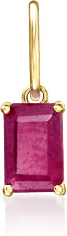 Ross-Simons July/Ruby - Birthstone Pendant in 10kt Yellow Gold in Kuwait