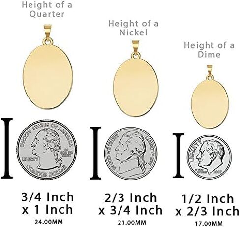 PicturesOnGold.com Saint Thomas Aquinas - Oval Religious Medal - 3/4 Inch X 1 Inch in Sterling Silver in Kuwait