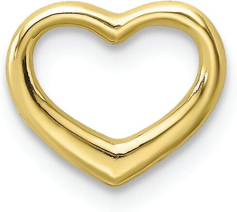 FJC Finejewelers 10k Yellow Gold Mini Floating Heart Charm in Kuwait