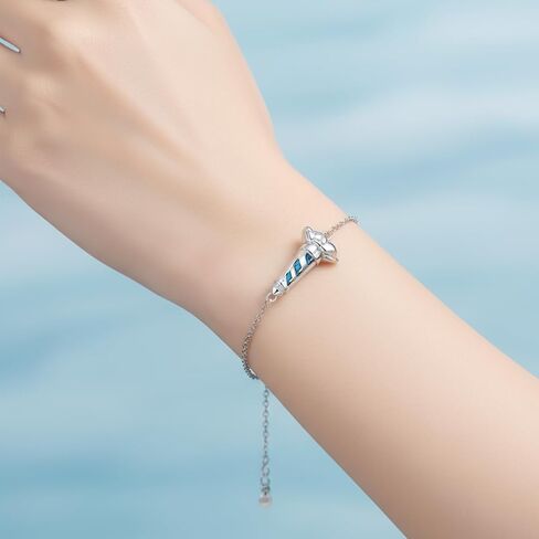 925 Sterling Silver Turquoise Exquisite Lighthouse Bracelet Boho Style Bracelet Jewelry Gifts for Women Mother in Kuwait
