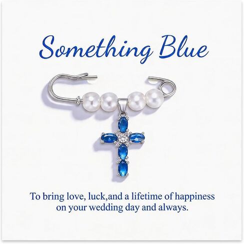 Dcfywl731 Something Blue for Bride Angel Memory Bouquet Charm Sentimental Tradition Keepsake Wedding Day Hug from Heaven Gift from Deceased Mom or Dad in Kuwait