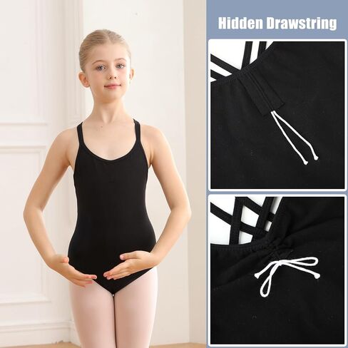 HiDance Ballet Leotards, Cotton Camisole Ballet Leotards for Girls/Toddlers/Kids in Saudi Arabia