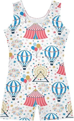 Gymnastics Leotards for Girls Tumbling Outfit Kids Toddler Dance Unitard Biketards in Saudi Arabia