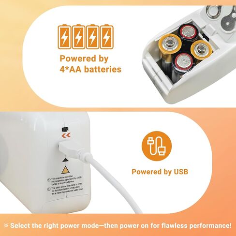 Handheld Sewing Machine Cordless – Portable Mini Handheld Sewer, Pocket Sewing Machine for Quick Repairs, Handy Stitch, Travel Stitch Sew Quick, Home & DIY Fabric (White-black) in Saudi Arabia