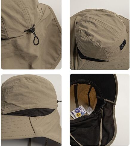 Sun Hat Sunscreen Cap Quick-Drying Panama Cap Bucket Hat Fishing Caps in Kuwait