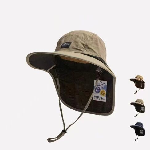 Sun Hat Sunscreen Cap Quick-Drying Panama Cap Bucket Hat Fishing Caps in Kuwait
