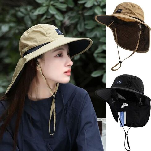 Sun Hat Sunscreen Cap Quick-Drying Panama Cap Bucket Hat Fishing Caps in Kuwait