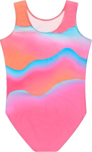 ديستيرا صن سيت دريم تانك الجمباز يوتار للبنات - وردي فاتح قوس قزح ويف دانس ليو، ماتشيج سكرانشي in Kuwait