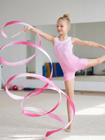 ثياب الجمباز للفتيات مع السراويل القصيرة سباركلي لامعة الماس قطعة واحدة Pro Kids Unitard Biketards مع السراويل القصيرة in Kuwait