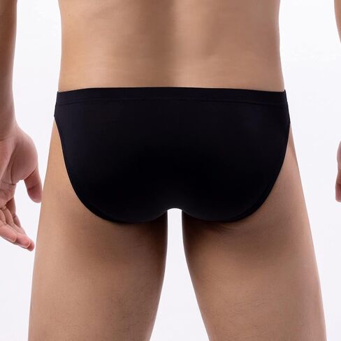 Mens Breathable Boxer Briefs Cotton Stretch Cool Sexy Seamless Bulge Stretchy Casual Comfortable Light Loose Casual Quick Dry Elegant Sports Elastic Black in Saudi Arabia