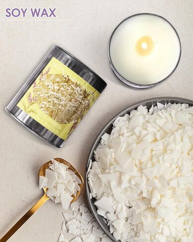 Scented Candles for Home, 8oz Soy Candle, 50H Burn, Lavender Aromatherapy, White Candle in Gift Box, Perfect for Birthday, Mother's Day, Christmas in Saudi Arabia