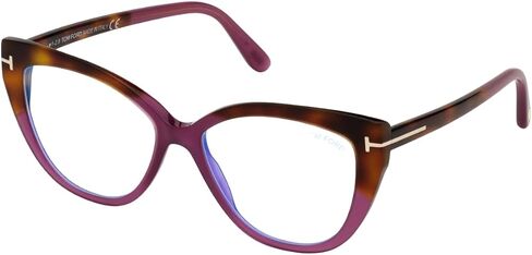 Tom Ford Eyeglasses FT 5673 -B 081 Milky Purple, Blonde Havanatomilky Purple Tem in Kuwait