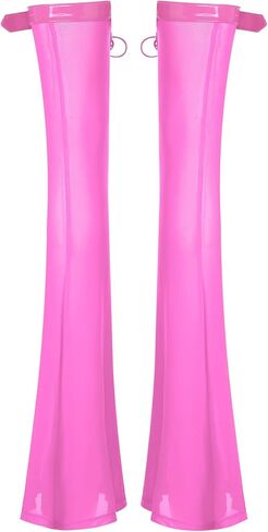 Freebily Women Grunge Leg Warmers Long Boot Mesh Socks 70s 80s Fairy Grunge Leggings Flared Leg Warmers in Saudi Arabia