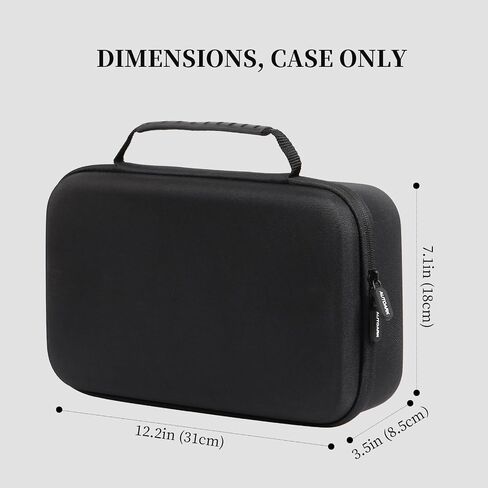 AUTOARK EVA Hard Shell Travel Eyeglasses Case,7 Adjustable Dividers,Holds 8 Glasses,Felt Lining in Saudi Arabia